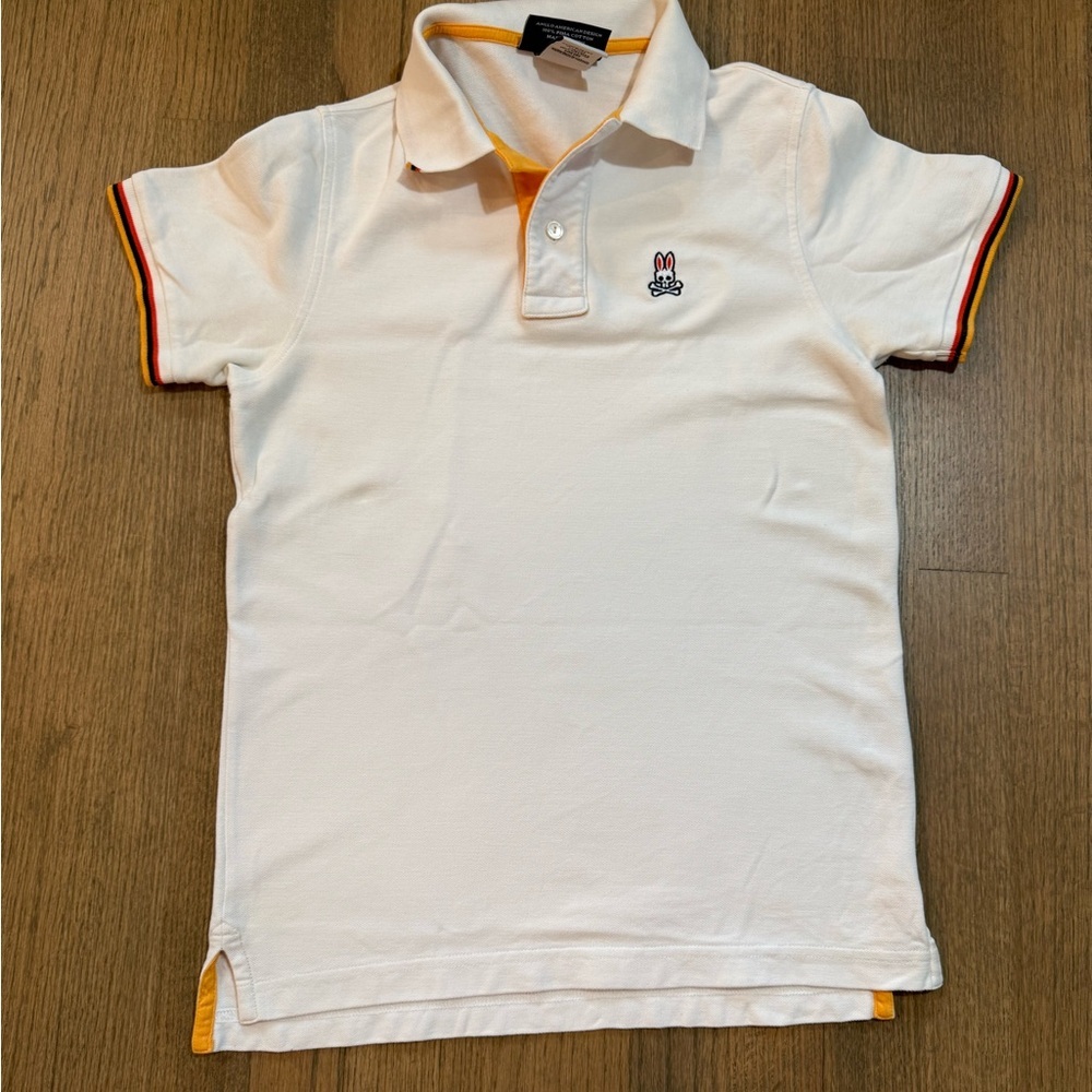 Psycho Bunny Polo Shirt with Embroidered Logo-Size 2 or XXS